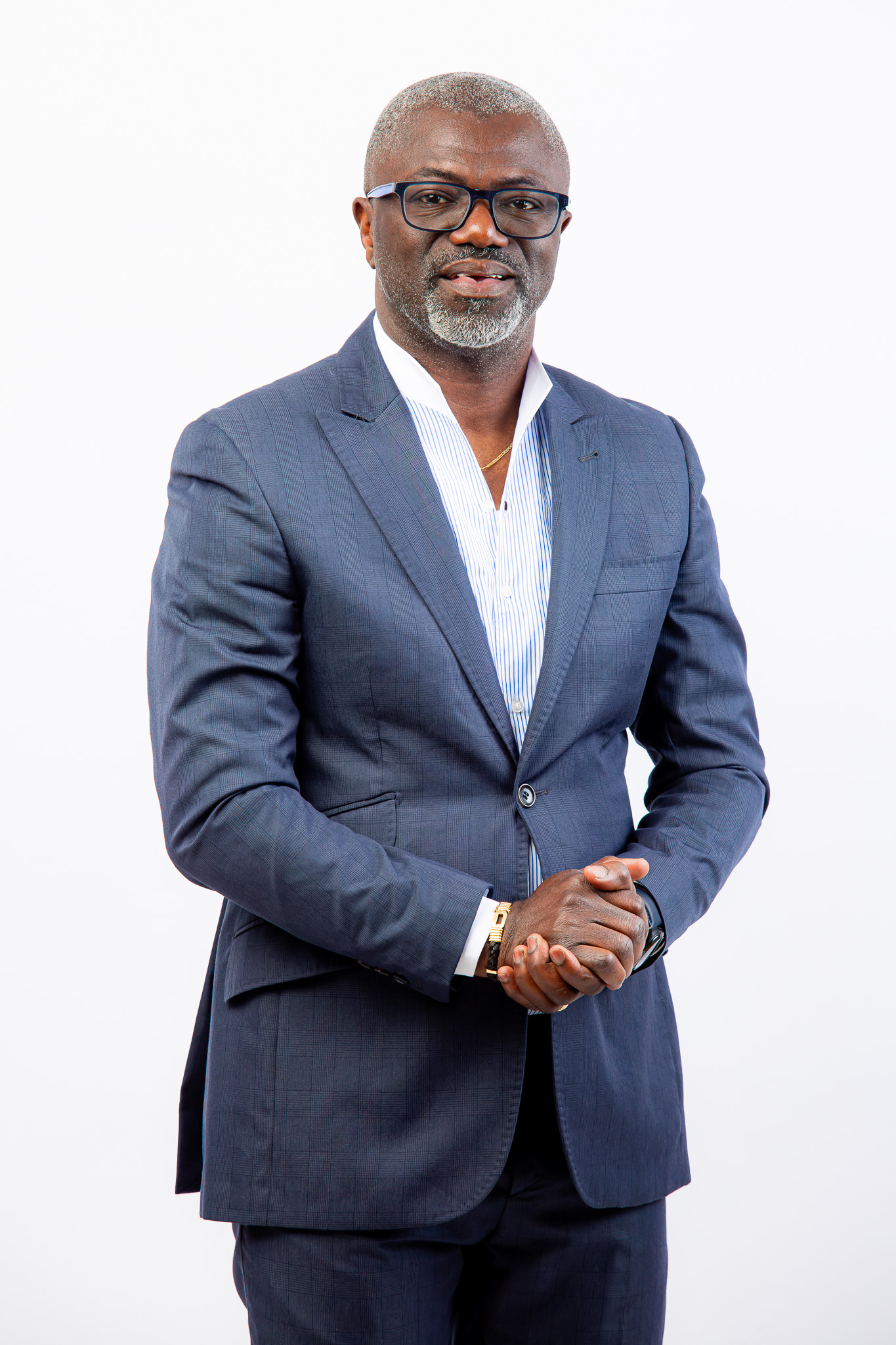 Reverend Serge Assi smiling
